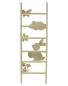 Preview: Dekoleiter "Ostern" aus Holz & MDF, 45 cm hoch, Osterdeko, Holzleiter mit Osterhase, Deko Leiter