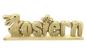 Preview: Schriftzug "Ostern" aus Holz, 40 cm breit, rustikal, Osterdeko, Deko Aufsteller, Holzbuchstaben