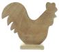 Preview: Dekofigur "Huhn" aus Mango Holz & Porzallan, weiß, 19 cm hoch, Osterdeko, Dekohuhn