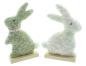 Preview: 2x Dekofigur "Häschen" aus Filz, Osterhase aus recyceltem PET, 23 cm hoch, Osterdeko, Osterfigur