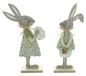 Preview: 2x Dekofigur "Osterhase" aus Filz, recyceltes PET, 31 cm hoch, Osterdeko, Osterfigur