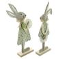 Preview: 2x Dekofigur "Osterhase" aus Filz, recyceltes PET, 31 cm hoch, Osterdeko, Osterfigur
