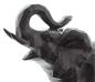 Preview: Dekofigur "Elefant" aus Polyresin, braun, 24 cm hoch, Tierfigur, Skulptur, Afrika Deko