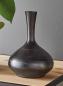 Preview: Dekovase "Solifleur" aus Holz, schwarz, Holzvase, Blumenvase, Tischvase, Vase