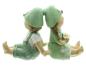 Preview: 2x Dekofigur "Frühling" Junge und Mädchen aus Polyresin, Gartenfigur wetterfest, Gartendeko für Draußen