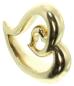 Preview: Dekofigur "Herz" aus Polyresin in Gold, 17 cm hoch, Tischdeko, Dekoherz, Hochzeitsdeko