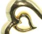 Preview: Dekofigur "Herz" aus Polyresin in Gold, 17 cm hoch, Tischdeko, Dekoherz, Hochzeitsdeko