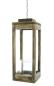 Preview: Laterne "Shabby-Chic" aus recyceltem Holz, 43 cm hoch, mit Windlicht Glas, Holzlaterne, Outdoor Gartenlaterne, Hängelaterne