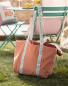 Preview: Stofftasche "Vacation" XXL Damen Shopper Tasche, große Strandtasche für die Familie, Einkaufstasche