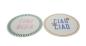 Preview: 2x Platzmatte "Italien" aus PVC, weiß / bunt, Ø 38 cm, Tischsets rund, Platzsets, Tischuntersetzer, Tischunterlage Esstisch
