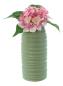 Preview: Dekovase "Salbeigrün" aus Porzellan in grün, 21 cm hoch, Blumenvase modern, Tulpenvase, Deko Vase