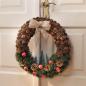 Preview: Dekokranz "Weihnachtszeit" Türkranz Ø 43 cm groß, Wandkranz, Weihnachtskranz, Weihnachtsdeko