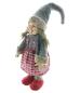Preview: Wichtelmädchen "Ronja" Wichtel 45 cm hoch, bewegliche Arme, Winterdeko, Dekowichtel aus Textil, Weihnachtswichtel, Weihnachtsdeko