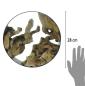 Preview: Dekoobjekt "Root" Dekoring aus Metall mit Wurzelholz, Ø 28 cm, Holz-Kranz, Tischkranz, Dekokranz, Metallring