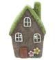 Preview: Windlicht "Blumenhäuschen" aus Magnesiumoxid, Kerzenständer, Outdoor Garten-Deko, Kerzenhalter, Gartenfigur