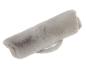 Preview: Kunstfell "Taupe" 90x60 cm, grau-braun, Dekofell, Teppich, Stuhlauflage