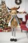 Preview: Figur "Cattle" mit Teleskop Beinen, max. 68 cm hoch, Weihnachtsfigur, Dekofigur Kuh, Weihnachtsdeko