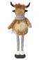Preview: Figur "Cattle" mit Teleskop Beinen, max. 68 cm hoch, Weihnachtsfigur, Dekofigur Kuh, Weihnachtsdeko