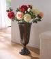 Preview: Vase "Glänzend" schwarz aus Aluminium, schwer, 48 cm hoch, große Bodenvase, Deko Blumenvase