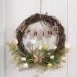 Preview: Kranz "Spring" Frühlingskranz aus Zweigen, Ø 45 cm groß, mit Tulpen & Gräsern aus Kunststoff, Dekokranz, Wandkranz, Türkranz