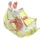 Preview: Hase "Fallschirmspringer" Dekofigur für Ostern, 65 cm hoch, Osterhase hängend, Hängedeko, Osterdeko zum Aufhängen