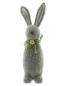 Preview: Hasenfigur "Filz" grau, 50 cm groß, Osterhase Deko, Osterdeko Figur, Osterfigur stehend