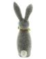 Preview: Hasenfigur "Filz" grau, 50 cm groß, Osterhase Deko, Osterdeko Figur, Osterfigur stehend