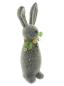 Preview: Hasenfigur "Filz" grau, 50 cm groß, Osterhase Deko, Osterdeko Figur, Osterfigur stehend