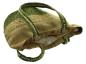 Preview: Umhängetasche "Nature Green" aus Jute, Jutetasche natur / grün, Einkaufstasche mit 2 Henkeln, Shopper, Jutebeutel, Stofftasche, Tote Bag