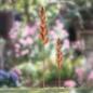 Preview: 2x Gartenstecker "Blätter" aus Metall mit Echt Rost Finish, 67 + 105 cm hoch, Dekostecker, Roststecker, Outdoor Gartendeko für Draußen