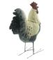 Preview: Dekofigur "Hahn" aus Polyresin, Osterdeko 22 cm hoch, nostalgische Gartendeko für Ostern
