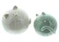 Preview: 2x Dekofigur "Kugel-Kätzchen" Katzenfiguren aus Porzellan, Katzenpaar, Katzen Deko, Katzenskulptur, Geschenke für Katzenliebhaber