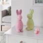 Preview: 2x Hasenfigur "Zuckerhase" aus Kunststoff, 24 cm groß, Osterdeko, Osterhase, Deko Figur, Osterfigur