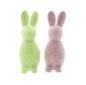 Preview: 2x Hasenfigur "Zuckerhase" aus Kunststoff, 24 cm groß, Osterdeko, Osterhase, Deko Figur, Osterfigur