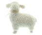 Preview: Dekofigur "Lamm" 22 cm groß, Osterdeko mit Teddyfell, Wohnzimmer Deko Figur für Ostern