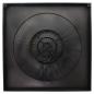 Preview: 3D Wanddeko "Golden Circle" aus Metall, gold & schwarz, 56x56 cm, Metallbild, Wandbild, Wandschmuck