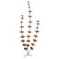 Preview: Gartenstecker "Rostblume" aus Metall mit Echt Rost Finish, 96 cm hoch, Dekostecker wetterfest, Roststecker, Outdoor Gartendeko für Draußen