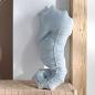 Preview: Dekokissen "Seepferdchen" Sofakissen in hellblau, 58 cm hoch, Zierkissen maritim, Couchkissen, Kuschelkissen