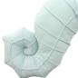 Preview: Dekokissen "Seepferdchen" Sofakissen in hellblau, 58 cm hoch, Zierkissen maritim, Couchkissen, Kuschelkissen