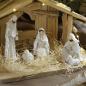 Preview: Krippenfiguren-Set "Heiligabend" 4 Weihnachtsfiguren aus Polyresin, 4-16 cm hoch, Figuren für die Krippe, Weihnachtsdeko
