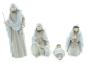 Preview: Krippenfiguren-Set "Heiligabend" 4 Weihnachtsfiguren aus Polyresin, 4-16 cm hoch, Figuren für die Krippe, Weihnachtsdeko