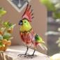Preview: Dekovogel "Kakadu" aus Metall, bunt, witzige Dekofigur, Vogel 30 cm hoch, Sommer Deko für Innen, Vogeldeko, Vogelfigur