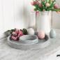 Preview: Dekoring "Grey" Zement in Beton Optik, weiß, Ø 35 cm, Betonring, Dekokranz, Tischkranz zum Dekorieren