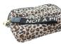 Preview: Tasche "Leo" wattiert, Clutch, Handtasche Leopardenmuster, Damentasche Leopard, Abendhandtasche, Kosmetiktasche