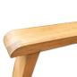 Preview: Sitzbank "Nature" aus Holz, 2-sitzer Gartenbank, Friesenbank, Holzbank, Bank für Garten, Balkon, Flur