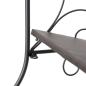 Preview: Regal "Toskana" aus Metall, braun, klappbar, 60x30x155 cm, Metallregal für Küche, Wohnzimmer, Pflanzen, Bücherregal im Antik Design, Standregal