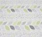 Preview: Gartentischdecke "Outdoor" 135x240 cm cremeweiß, mit Blattmuster, Tischdecke wetterfest & schmutzabweisend
