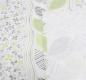 Preview: Gartentischdecke "Outdoor" 135x240 cm cremeweiß, mit Blattmuster, Tischdecke wetterfest & schmutzabweisend
