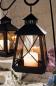 Preview: klassische Laterne aus Metall & Glas, 25 cm hoch, Gartenlaterne wetterfest, Hängelaterne, Windlicht, Kerzenlaterne, Balkon & Gartendeko