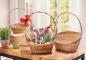 Preview: Präsentkorb "Natur" mittel, aus Weide, Geschenkkorb leer, Henkelkorb, Weidenkorb